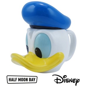 MUGSDC09 Mug Shaped Lid Boxed Disney Donald head